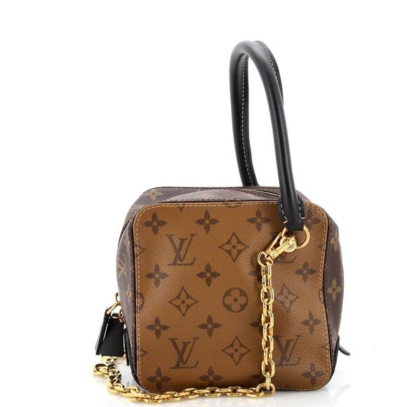 Louis Vuitton Square Bag Reverse Monogram Canvas Brown - Picture 1 of 8